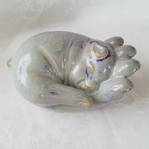 Artistic Collectable Ceramics Pig or Piggy in Hand Home Decor